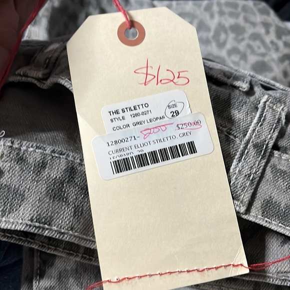 Grey leopard jeans “the stiletto” - Picture 2 of 12